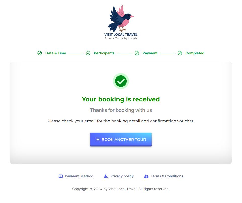 Booking Confirmation